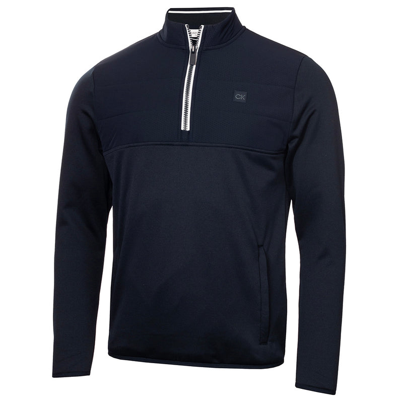 Calvin Klein Atlantic Hybrid 1/2 Zip Pullover - Navy