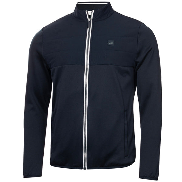 Calvin Klein Atlantic Hybrid Full Zip Pullover - Navy