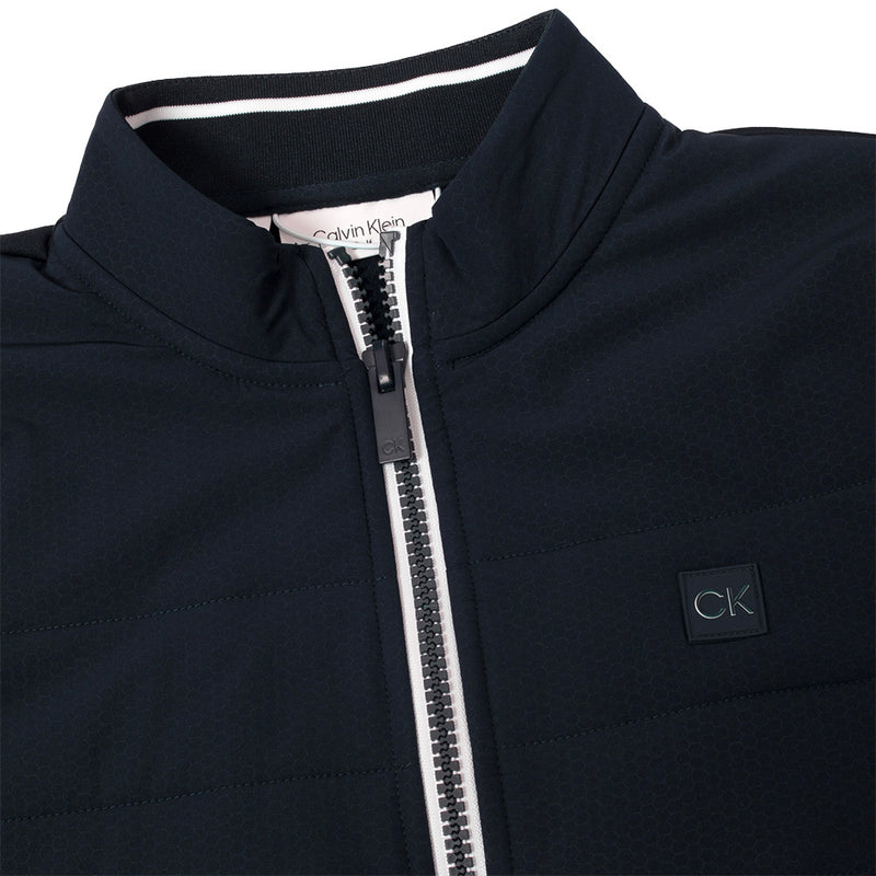 Calvin Klein Atlantic Hybrid Full Zip Pullover - Navy