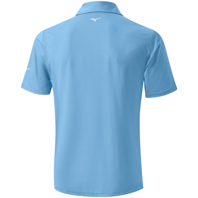 Mizuno Cali Stripe Polo Shirt - Air Blue