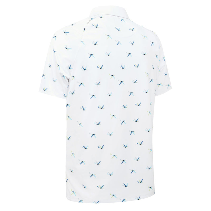 Callaway All Over Birdie Polo Shirt - Bright White