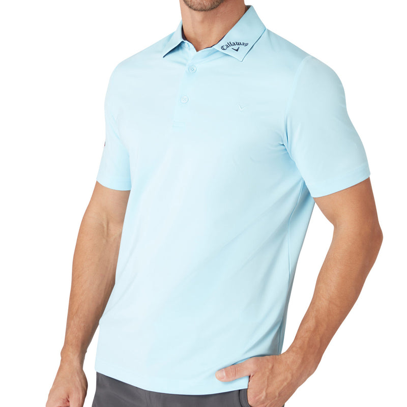 Callaway 3 Chev Odyssey Polo Shirt - Arctic Paradise