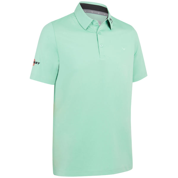 Callaway 3 Chev Odyssey Polo Shirt - Neptune Green