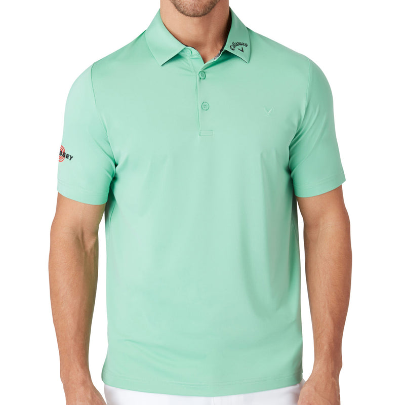 Callaway 3 Chev Odyssey Polo Shirt - Neptune Green