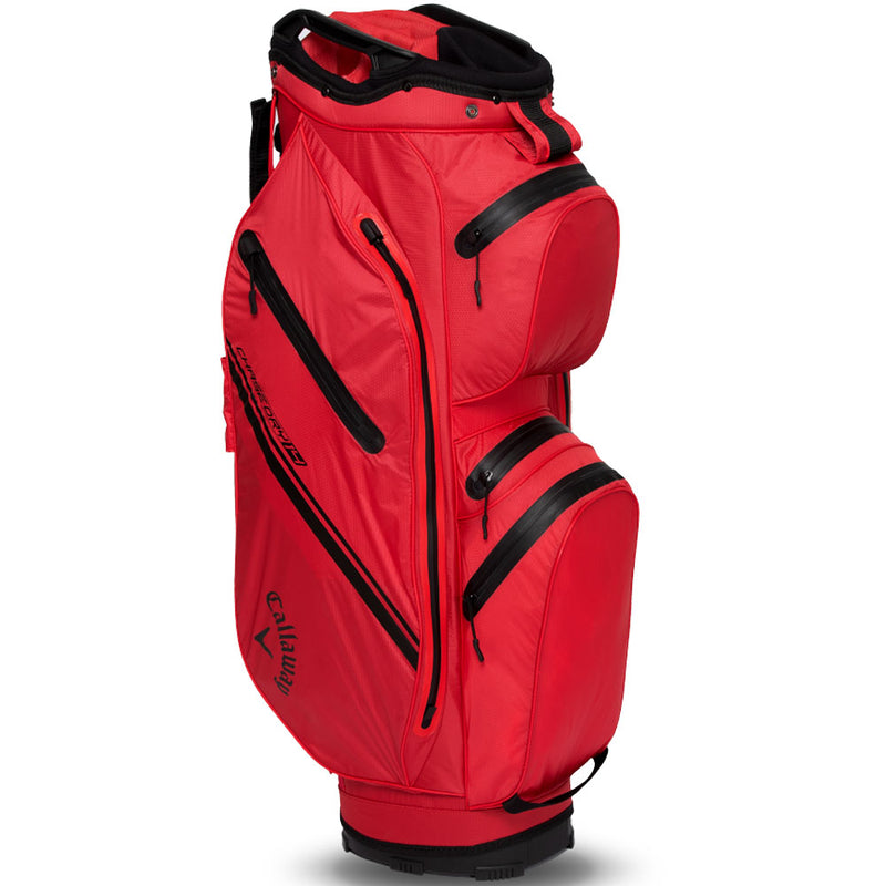 Callaway Chase 14 Dry Waterproof Cart Bag - Red/Black