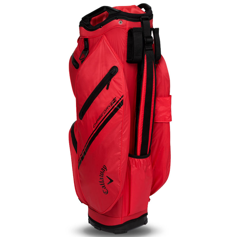 Callaway Chase 14 Dry Waterproof Cart Bag - Red/Black