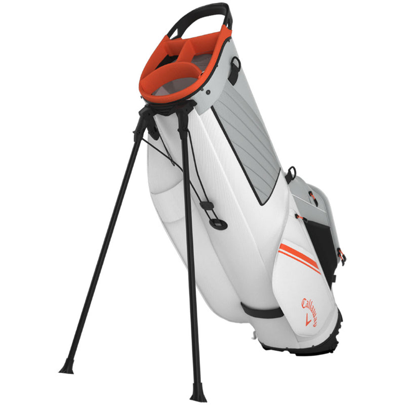 Callaway Chase 14 Stand Bag - White/Silver/Orange