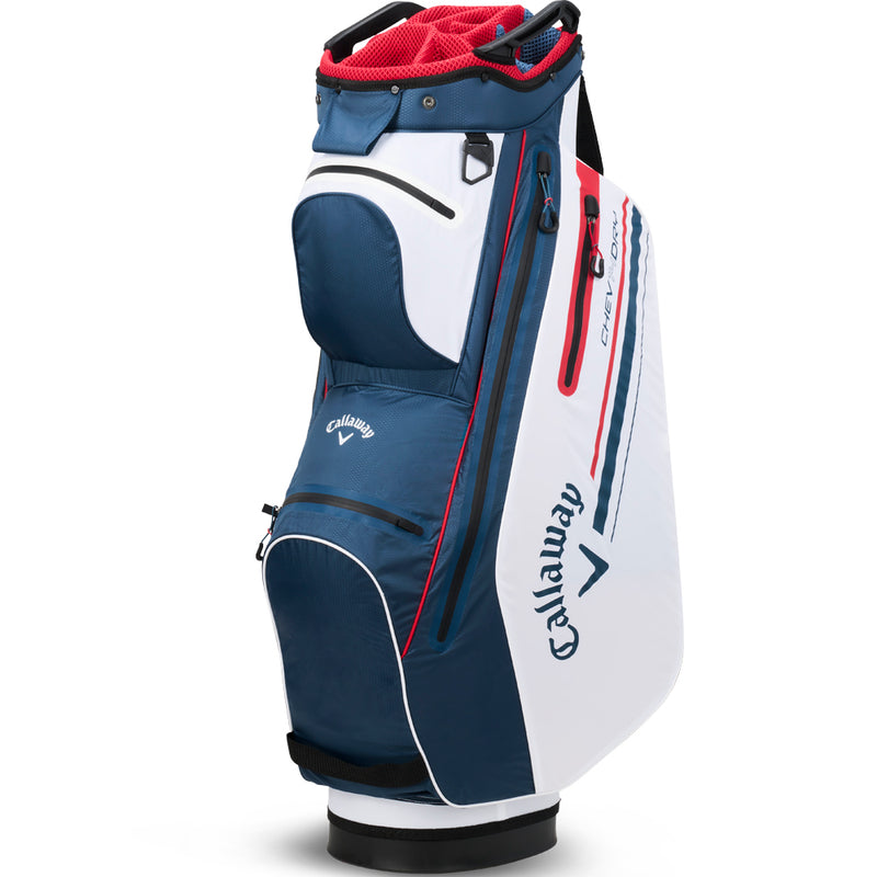 Callaway Chev Dry 14 Waterproof Cart Bag - Navy/White/Red