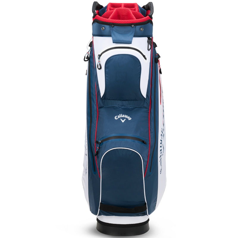 Callaway Chev Dry 14 Waterproof Cart Bag - Navy/White/Red