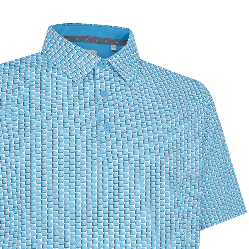 Callaway Chev Geo Polo Shirt - Hawaiian Surf