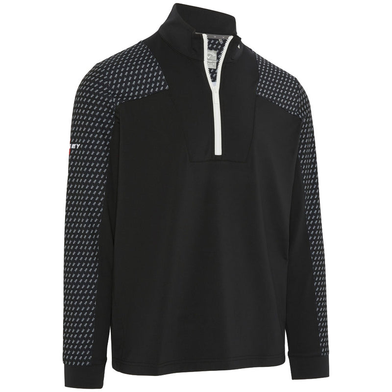 Callaway Chev Motion Print Pullover - Caviar