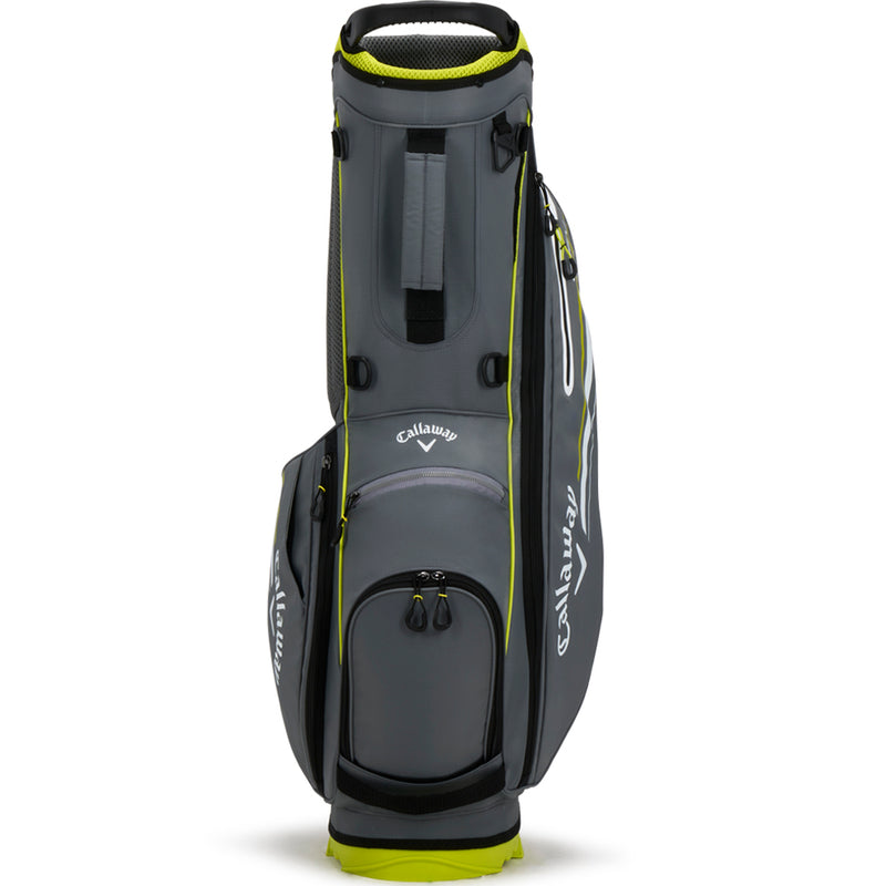 Callaway Chev Stand Bag - Charcoal/Florescent Yellow