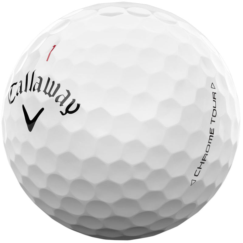 Callaway Chrome Tour Golf Balls - White - 12 Pack