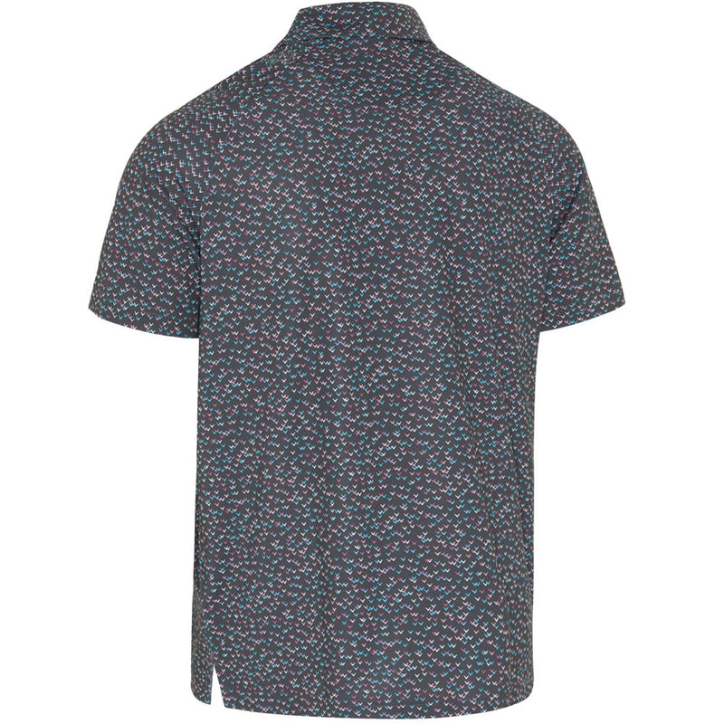 Callaway Confetti Print Polo Shirt - Asphalt