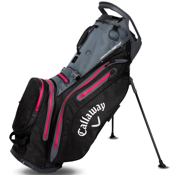 Callaway Fairway 14 HD Waterproof Stand Bag - Black/Charcoal/Pink