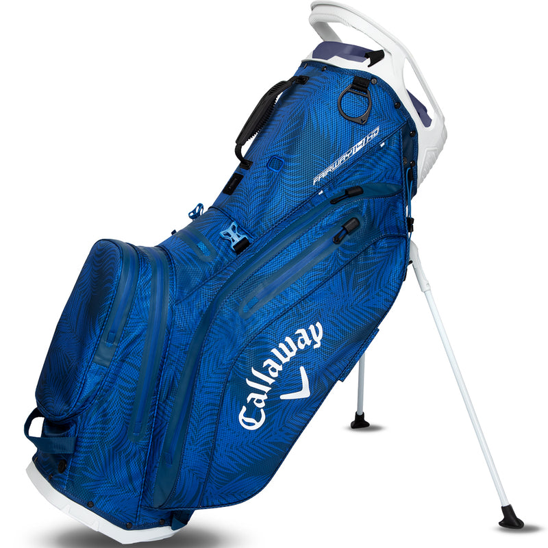 Callaway Fairway 14 HD Waterproof Stand Bag - Blue Palms/Light Grey