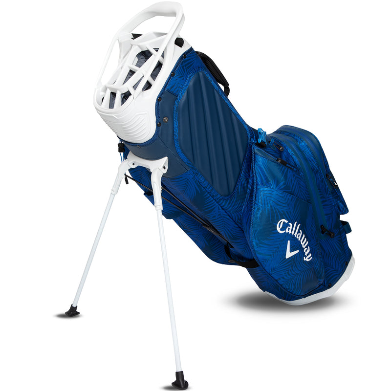 Callaway Fairway 14 HD Waterproof Stand Bag - Blue Palms/Light Grey