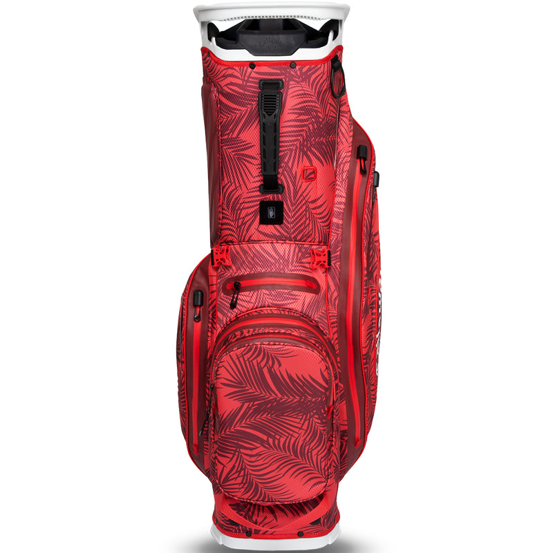 Callaway Fairway 14 HD Waterproof Stand Bag - Red Palms/Light Grey