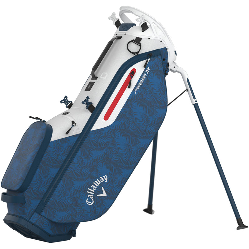 Callaway Fairway C Stand Bag - Blue Palms/Light Grey/Red