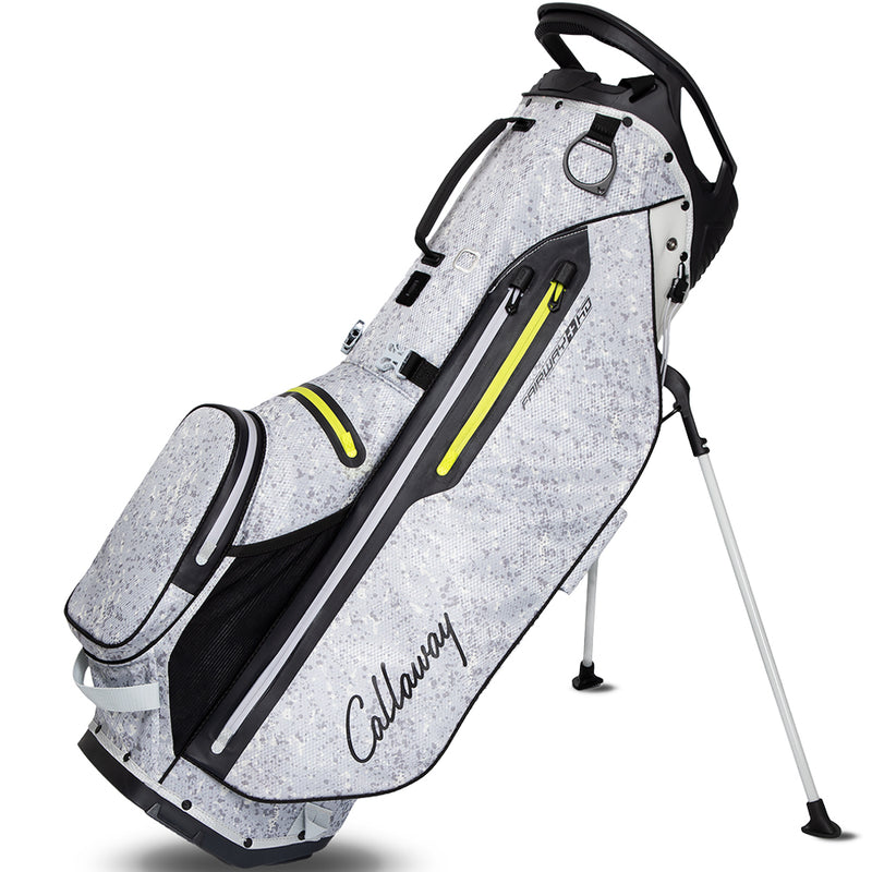 Callaway Fairway Plus HD Waterproof Stand Bag - Grey/Florescent Yellow