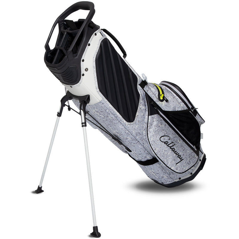 Callaway Fairway Plus HD Waterproof Stand Bag - Grey/Florescent Yellow