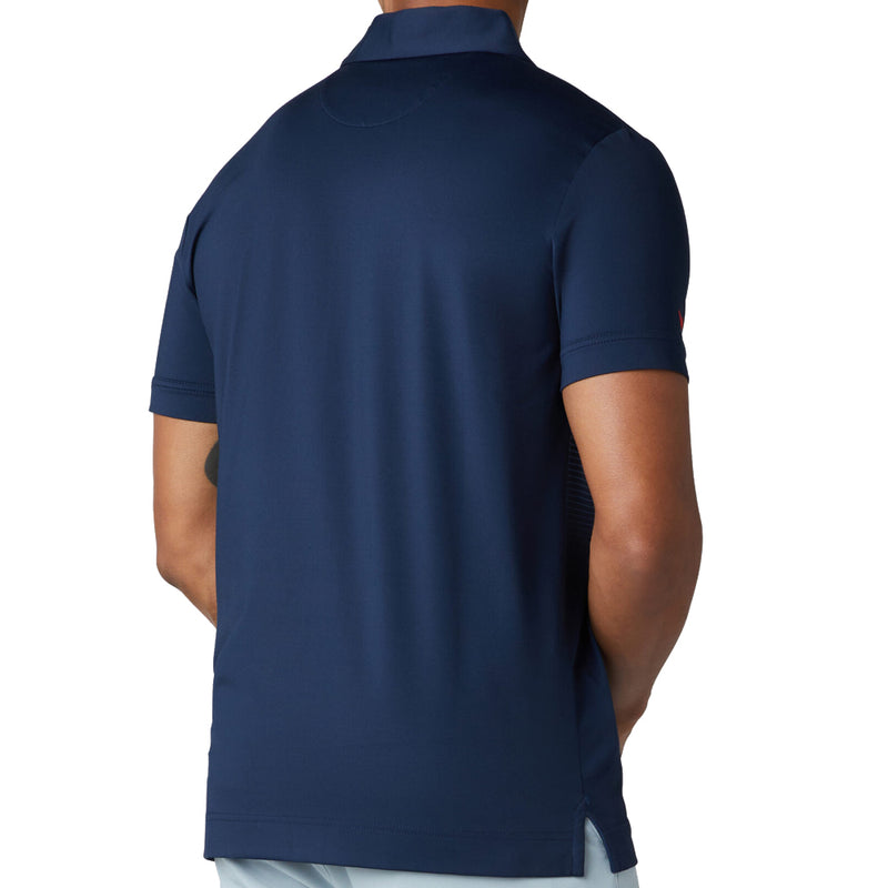 Callaway Linear Chev Print Polo Shirt - Navy Blazer