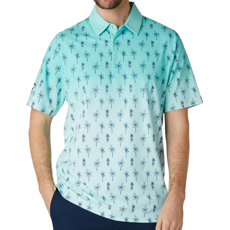 Callaway Mojito Ombre Polo Shirt - Limpet Shell