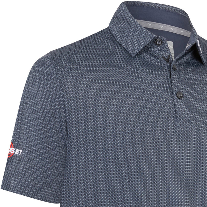 Callaway Odyssey Print Polo Shirt - Caviar