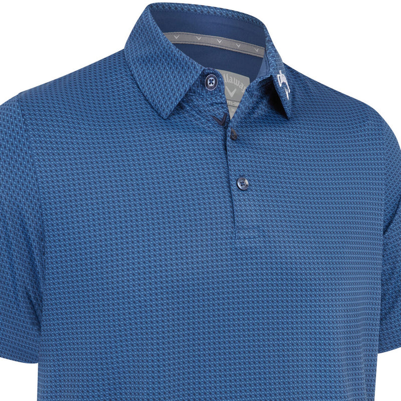 Callaway Odyssey Print Polo Shirt - Peacoat