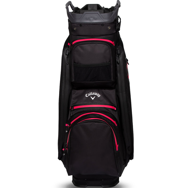 Callaway Org 14 HD Waterproof Cart Bag - Black/Charcoal/Pink