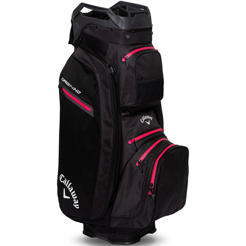 Callaway Org 14 HD Waterproof Cart Bag - Black/Charcoal/Pink