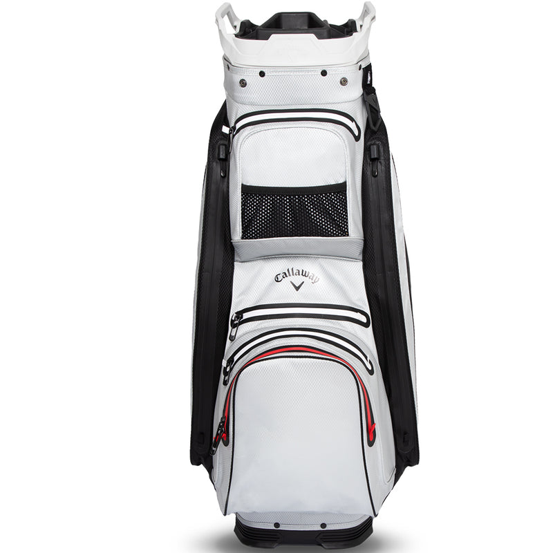 Callaway Org 14 HD Waterproof Cart Bag - Black/Light Grey/Red