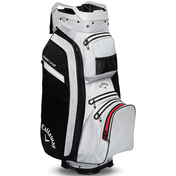 Callaway Org 14 HD Waterproof Cart Bag - Black/Light Grey/Red