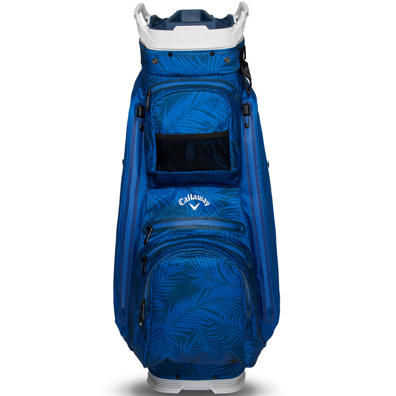 Callaway Org 14 HD Waterproof Cart Bag - Blue Palms/Light Grey