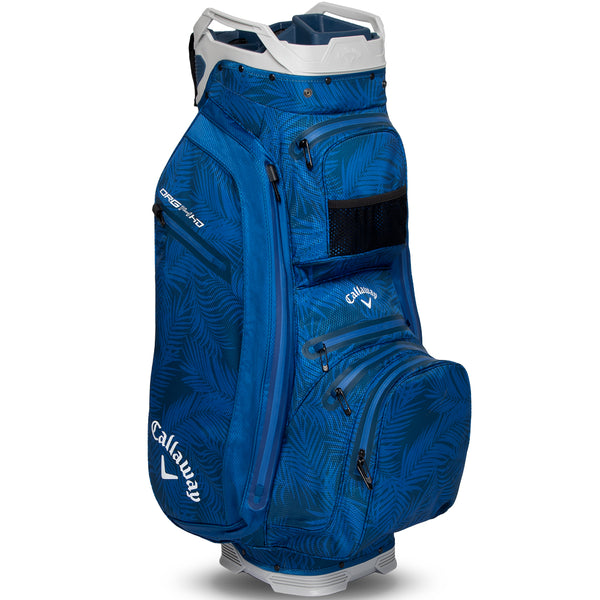 Callaway Org 14 HD Waterproof Cart Bag - Blue Palms/Light Grey