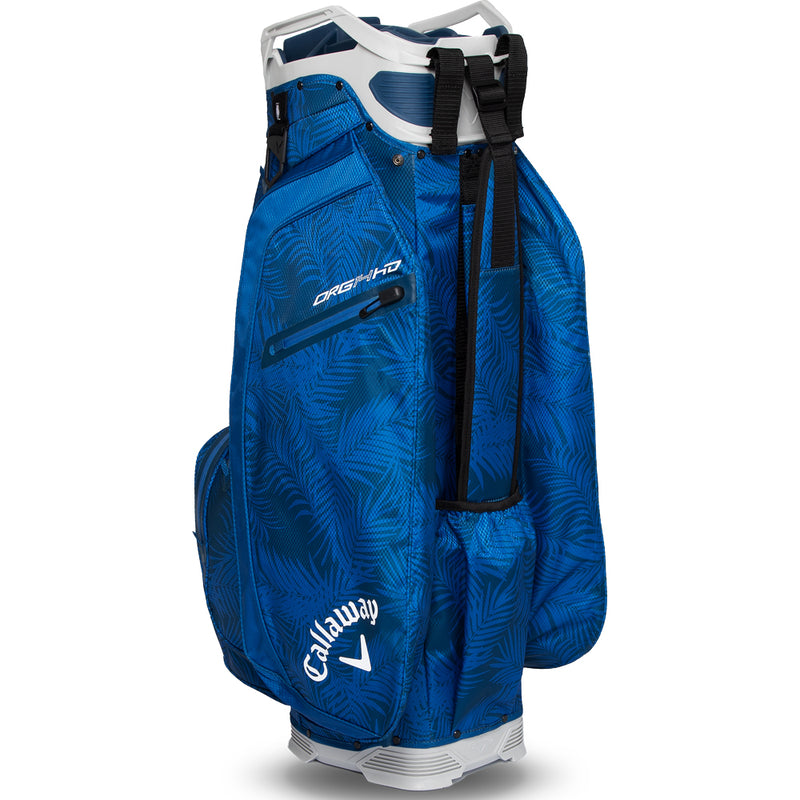 Callaway Org 14 HD Waterproof Cart Bag - Blue Palms/Light Grey