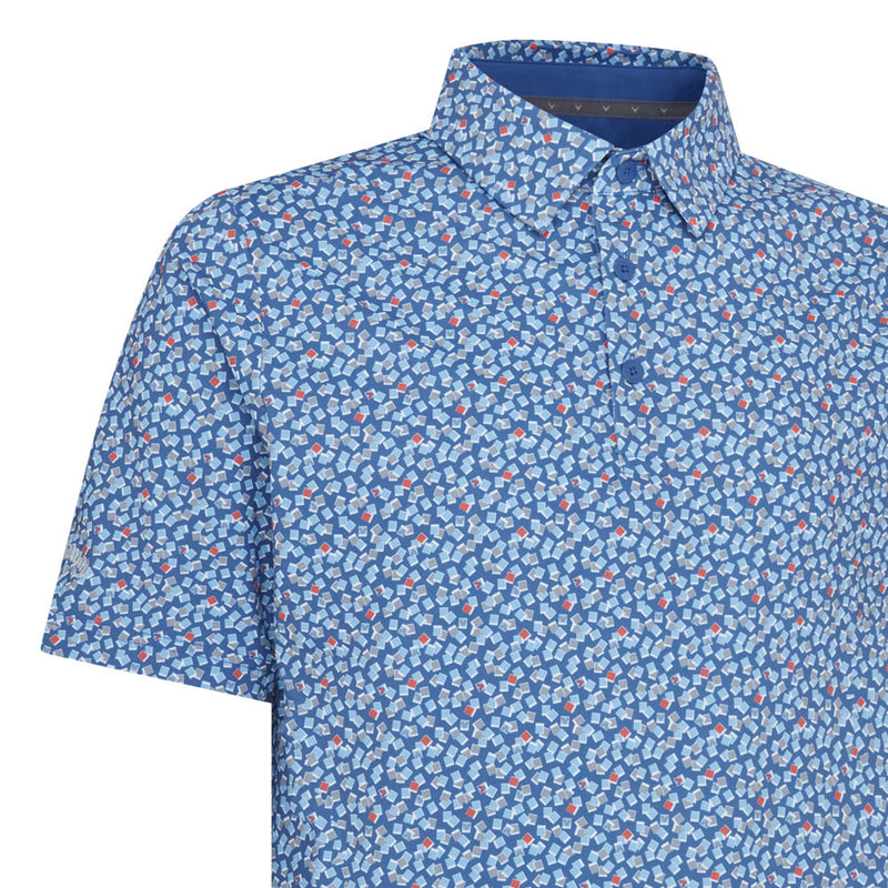 Callaway Polaroid Confetti Polo Shirt - Galaxy Blue