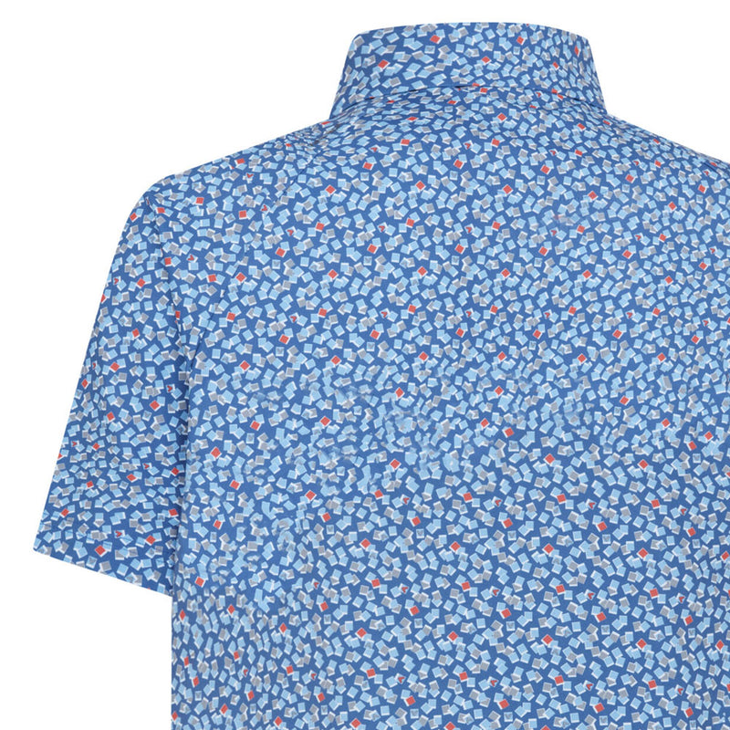 Callaway Polaroid Confetti Polo Shirt - Galaxy Blue