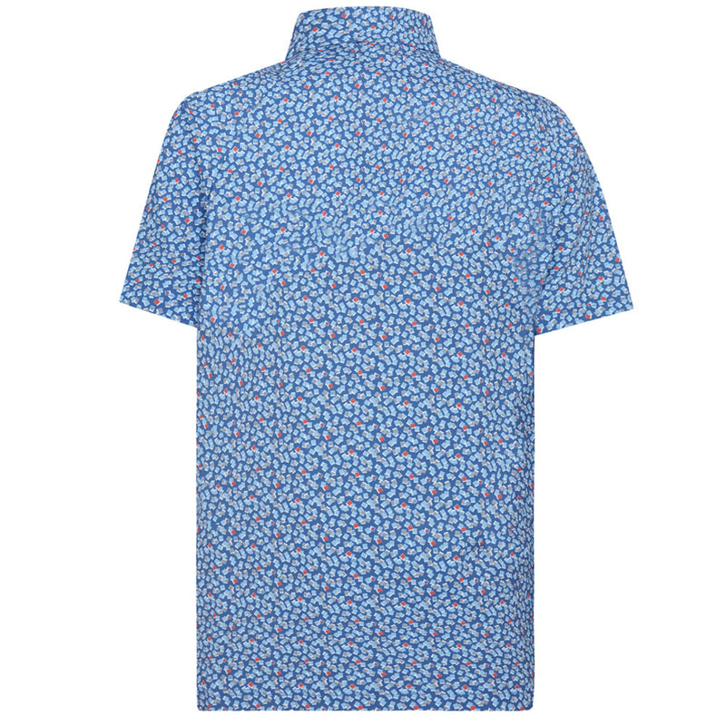 Callaway Polaroid Confetti Polo Shirt - Galaxy Blue