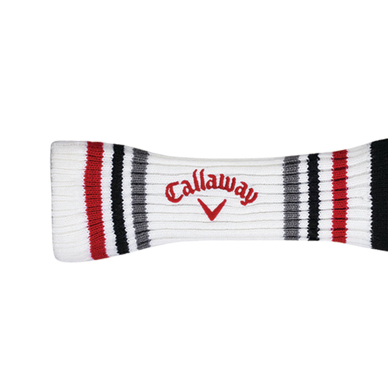 Callaway Pom Pom Fairway Headcover - White/Black/Charcoal/Red