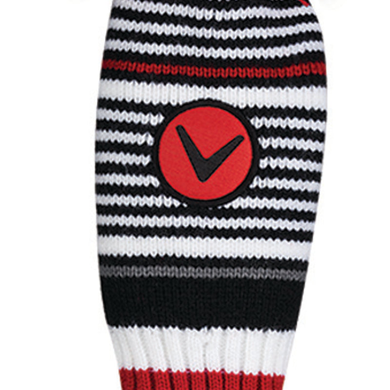 Callaway Pom Pom Fairway Headcover - White/Black/Charcoal/Red