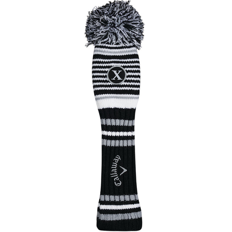 Callaway Pom Pom Hybrid Headcover - Black/White/Grey