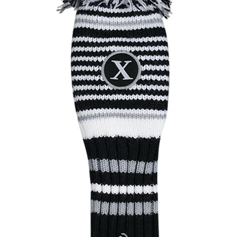 Callaway Pom Pom Hybrid Headcover - Black/White/Grey