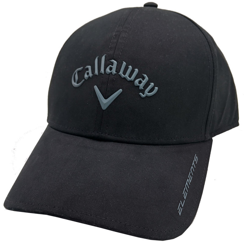 Callaway Rain Cap - Black/Charcoal