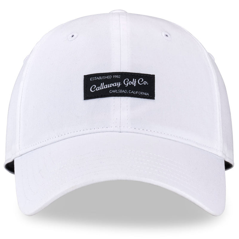 Callaway Relaxed Retro Cap - White/Black