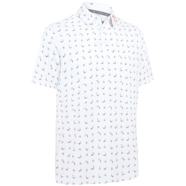 Callaway Swing Chev Polo Shirt - Bright White