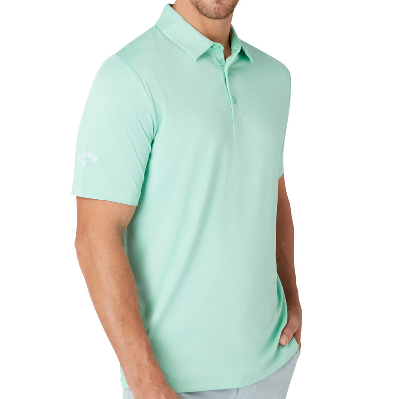 Callaway Swingtech Solid Polo Shirt - Neptune Green