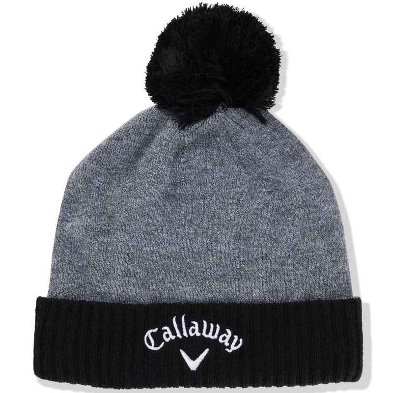 Callaway Tour Authentic Pom Beanie - Dark Grey/Black