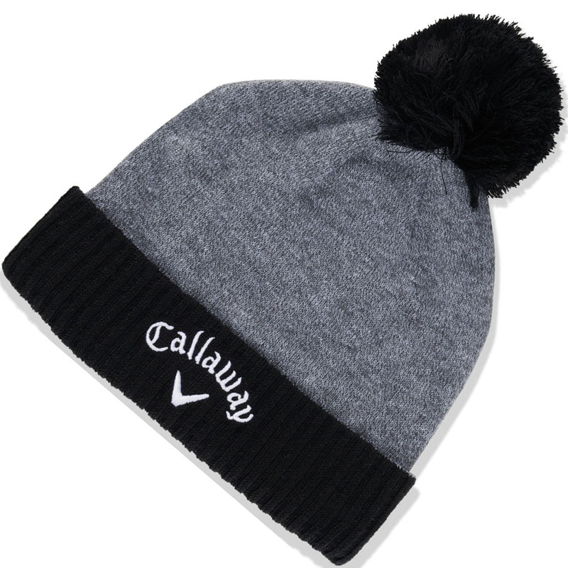 Callaway Tour Authentic Pom Beanie - Dark Grey/Black