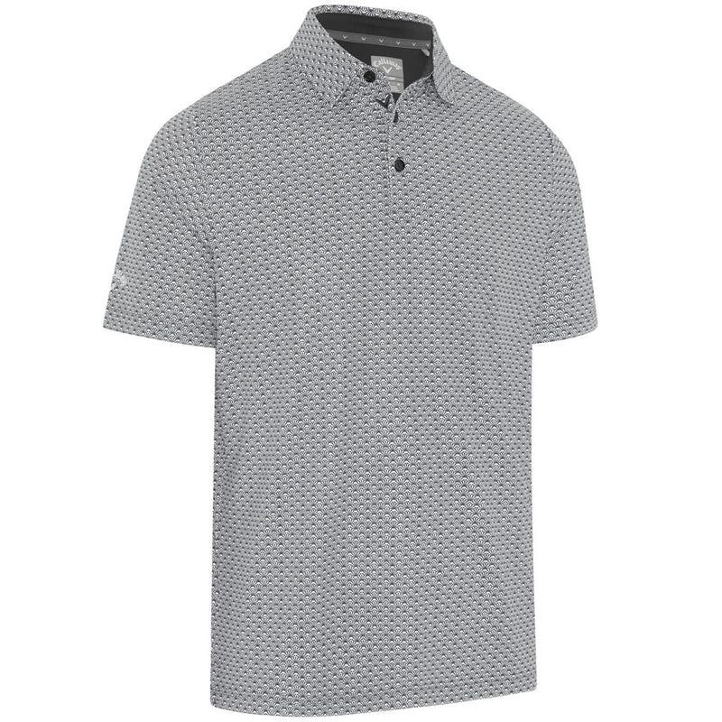 Callaway Tee All Over Print Polo Shirt - Caviar